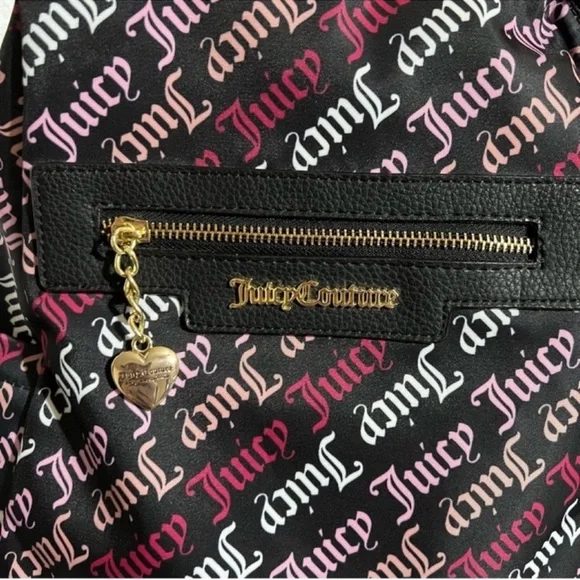Juicy Couture Gothic Logo Quilty Pleasure Backpack